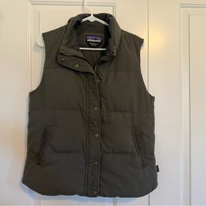 Patagonia Women's Bivy Gray Down Puffer Vest